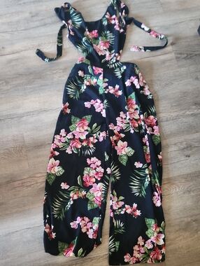 Floral Wide-Leg Jumpsuit